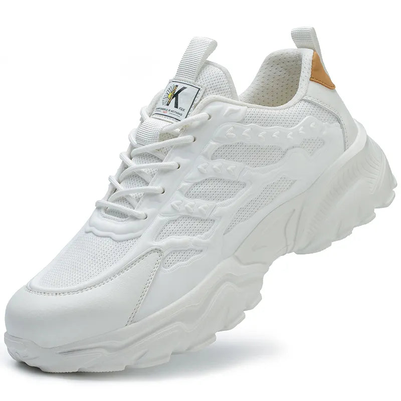 Baskets de Securite Legeres, Confortables et Polyvalentes- unisexe blanc2