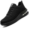 Baskets de Securite legeres et confortables unisexe avec embout en acier noir1