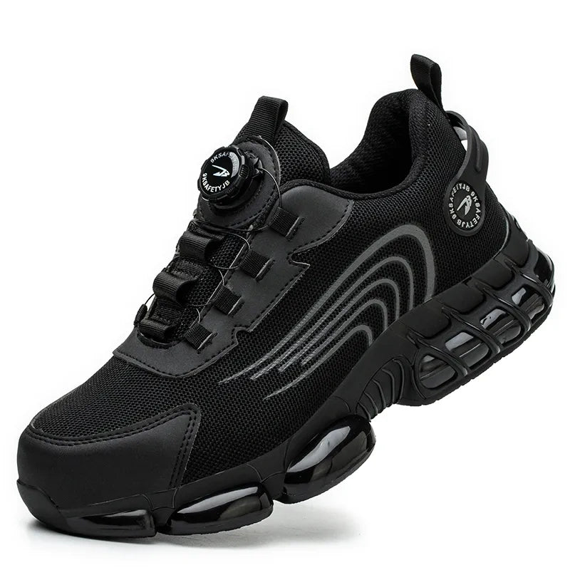 Chaussures de Securite Legeres et Confortables avec embout en acier et lacet a bouton rotatif 2