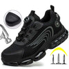 Chaussures de Securite Legeres et Confortables avec embout en acier et lacet a bouton rotatif