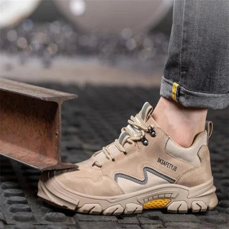 Chaussures de Securite a Boucle QuickLock legeres et confort - unisexe beige1