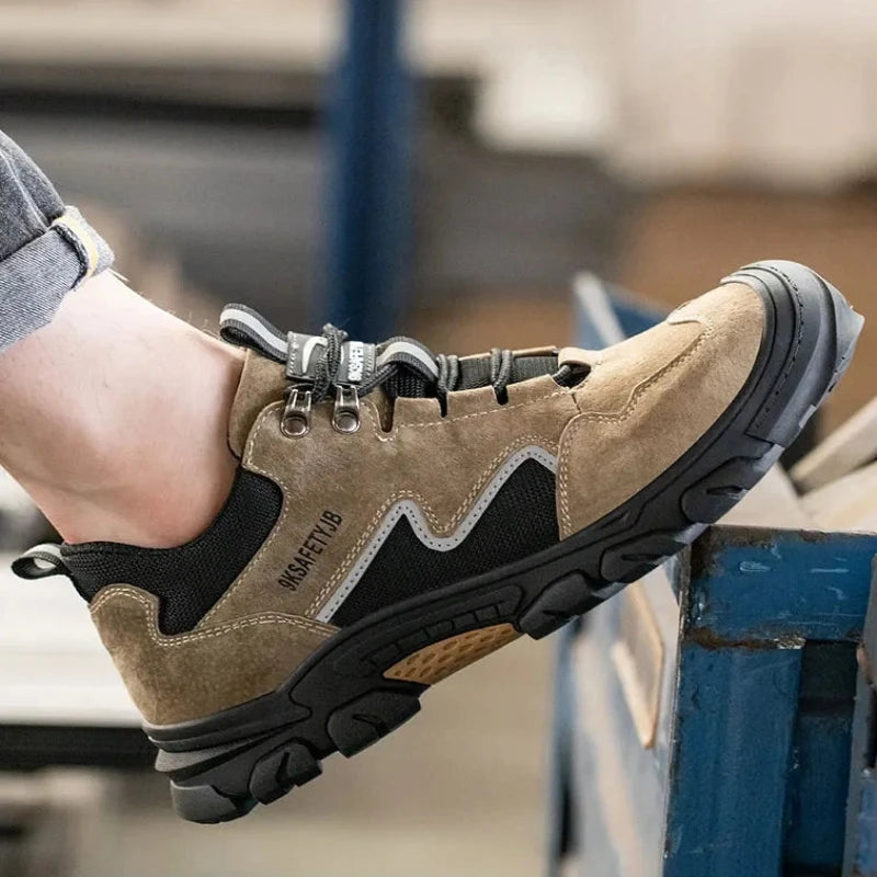 Chaussures de Securite a Boucle QuickLock legeres et confort - unisexe kaki