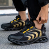 chaussures de securite confort et anti-ecrasement en acier pour homme jaune